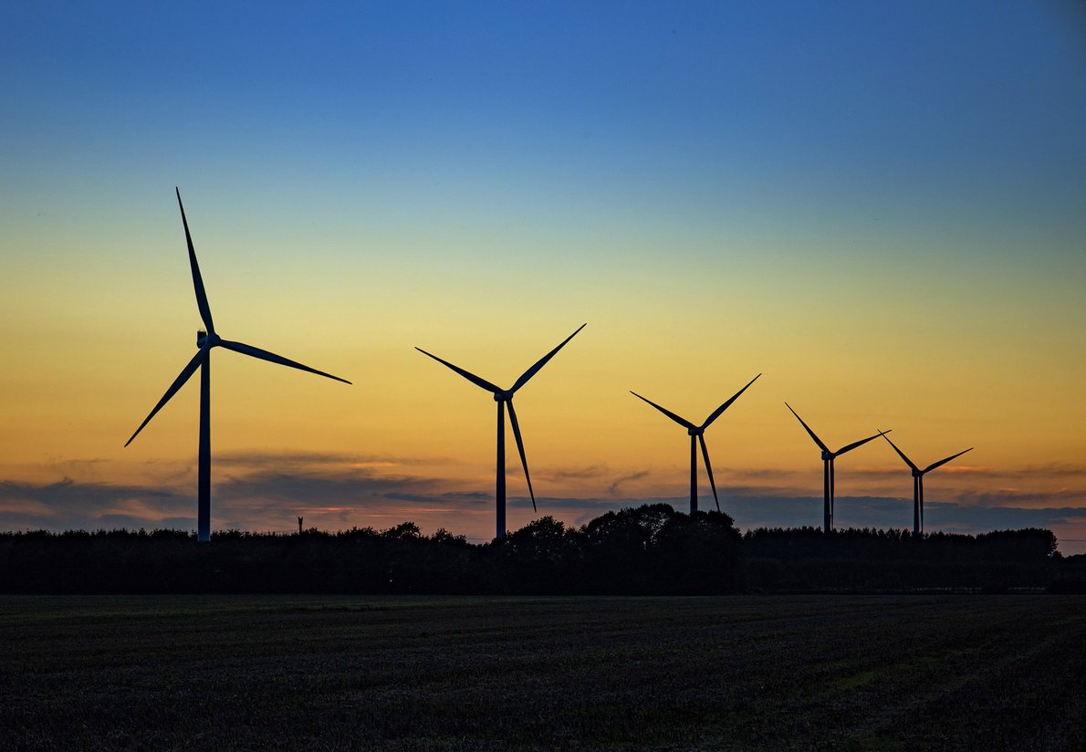 Windpark in Svindbaek