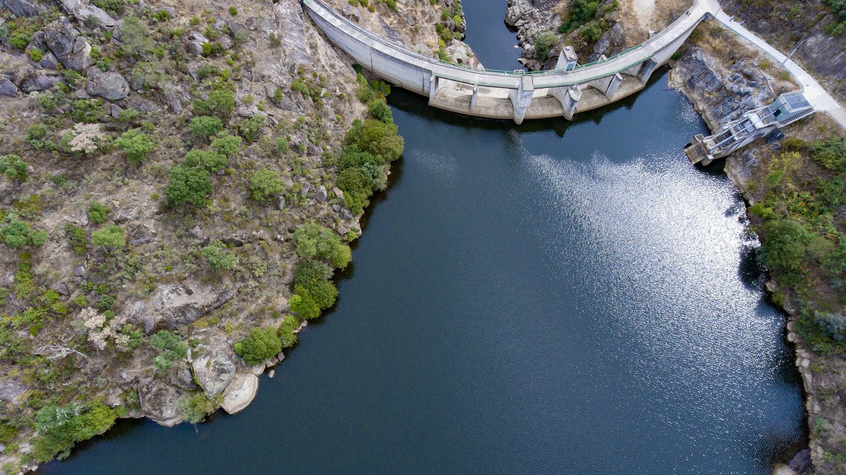 Aquila Capital Wasserkraft Anlage in Rebordelo