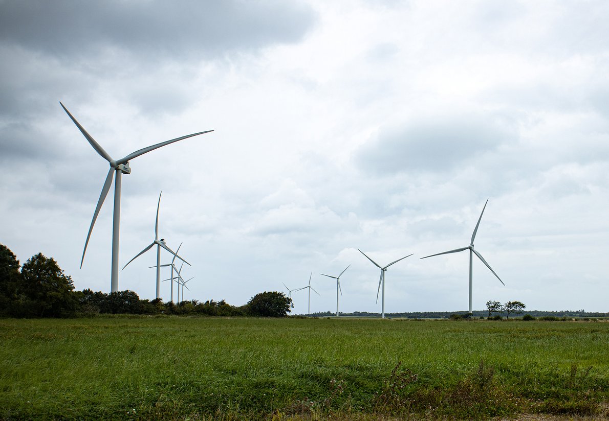 Windpark in Holmen